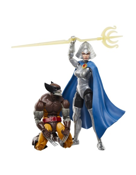 FIGURA DE ACCIÓN MARVEL LEGENDS SERIES WOLVERINE Y LILANDRA NERAMANI