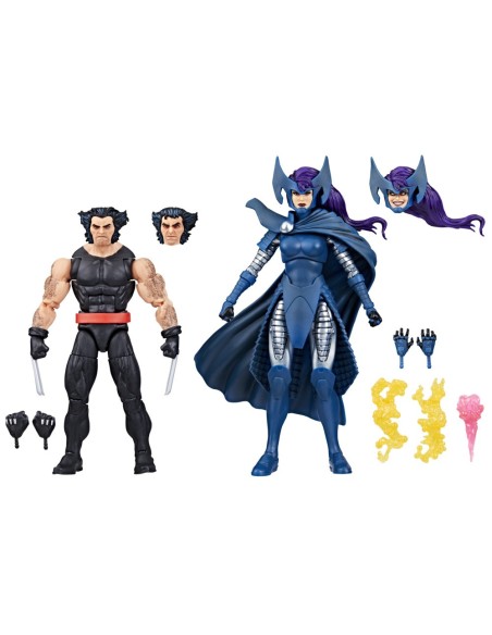 FIGURA DE ACCIÓN MARVEL LEGENDS SERIES WOLVERINE Y PSYLOCKE