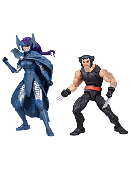 FIGURA DE ACCIÓN MARVEL LEGENDS SERIES WOLVERINE Y PSYLOCKE
