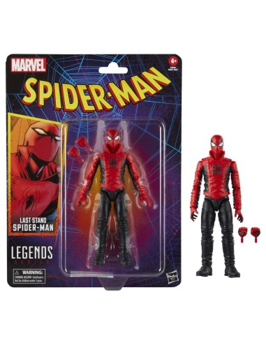 FIGURA DE ACCIÓN SPIDERMAN LEGENDS SERIES LAST STAND SPIDERMAN