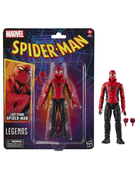 FIGURA DE ACCIÓN SPIDERMAN LEGENDS SERIES LAST STAND SPIDERMAN