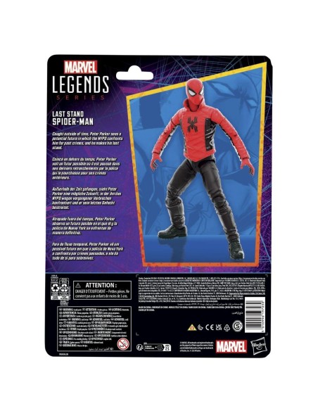 FIGURA DE ACCIÓN SPIDERMAN LEGENDS SERIES LAST STAND SPIDERMAN
