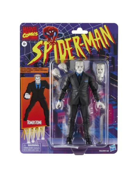 FIGURA DE ACCIÓN SPIDERMAN LEGENDS SERIES TOMBSTONE