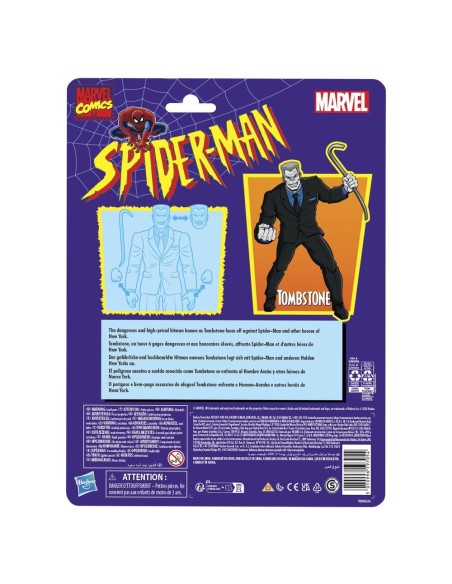 FIGURA DE ACCIÓN SPIDERMAN LEGENDS SERIES TOMBSTONE