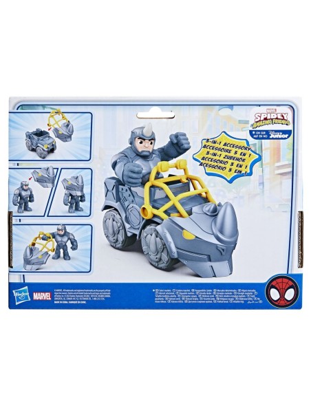 FIGURA DE ACCIÓN SPIDEY & HIS AMAZING FRIENDS RHINO DEMOLEDOR