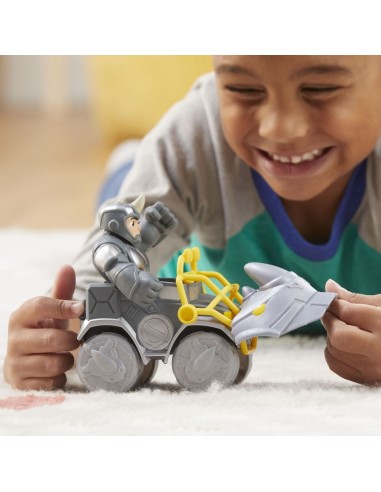 FIGURA DE ACCIÓN SPIDEY & HIS AMAZING FRIENDS RHINO DEMOLEDOR