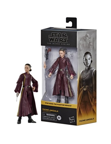 FIGURA DE ACCIÓN STAR WARS BLACK SERIES LA AMENAZA FANTASMA PADMÉ AMIDALA