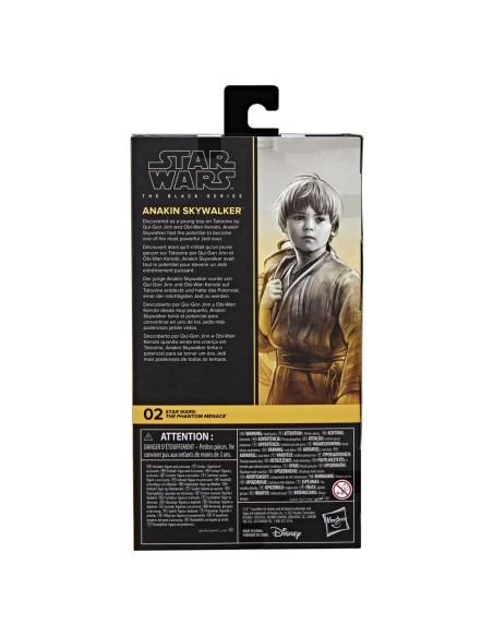 FIGURA DE ACCIÓN STAR WARS BLACK SERIES LA AMENAZA FANTASMA ANAKIN SKYWALKER FIGURA DE ACCIÓN STAR WARS BLACK SERIES LA AMENAZA FANTASMA ANAKIN SKYWALKER
