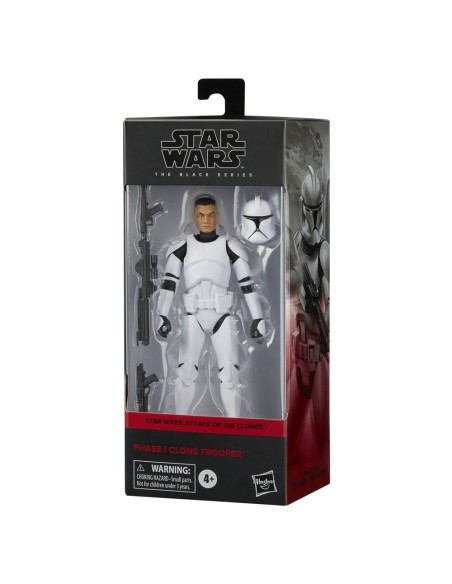 FIGURA DE ACCIÓN STAR WARS BLACK SERIES EL ATAQUE DE LOS CLONES SOLDADO CLON FASE I