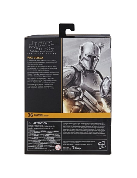 FIGURA DE ACCIÓN STAR WARS BLACK SERIES THE MANDALORIAN PAZ VIZSLA