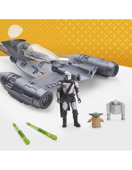 FIGURA DE ACCIÓN STAR WARS EPIC HERO SERIES THE MANDALORIAN'S N-1 STARFIGHTER