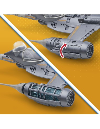 FIGURA DE ACCIÓN STAR WARS EPIC HERO SERIES THE MANDALORIAN'S N-1 STARFIGHTER