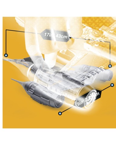 FIGURA DE ACCIÓN STAR WARS EPIC HERO SERIES THE MANDALORIAN'S N-1 STARFIGHTER