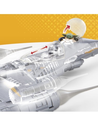 FIGURA DE ACCIÓN STAR WARS EPIC HERO SERIES THE MANDALORIAN'S N-1 STARFIGHTER