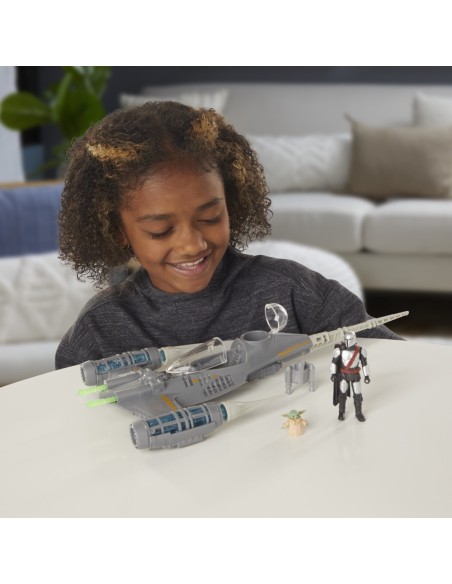 FIGURA DE ACCIÓN STAR WARS EPIC HERO SERIES THE MANDALORIAN'S N-1 STARFIGHTER