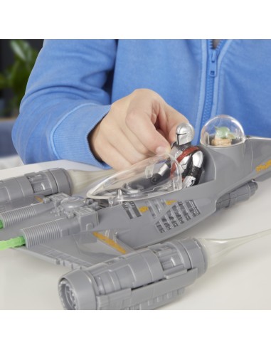 FIGURA DE ACCIÓN STAR WARS EPIC HERO SERIES THE MANDALORIAN'S N-1 STARFIGHTER