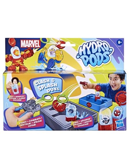 JUEGO DE MESA MARVEL HYDRO PODS DUELO DE DISCOS