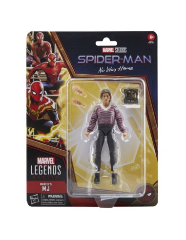 FIGURA DE ACCIÓN MARVEL SPIDERMAN LEGENDS SERIES SIN CAMINO A CASA MJ