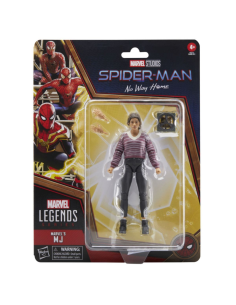 FIGURA DE ACCIÓN MARVEL SPIDERMAN LEGENDS SERIES SIN CAMINO A CASA MJ 2