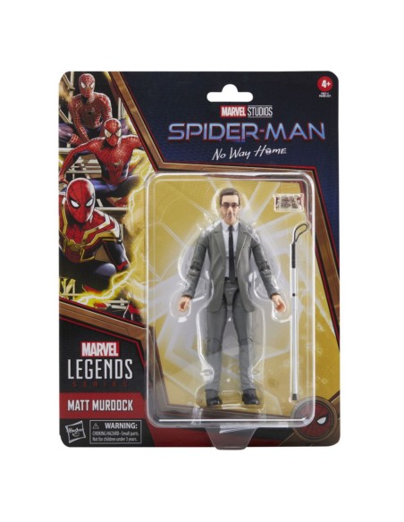 FIGURA DE ACCIÓN MARVEL SPIDERMAN LEGENDS SERIES SIN CAMINO A CASA MATT MURDOCK