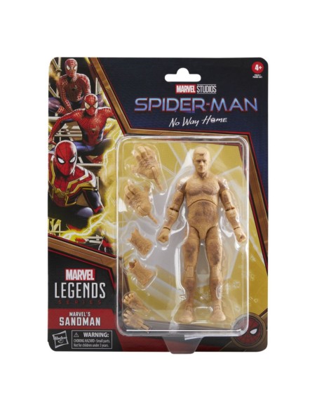 FIGURA DE ACCIÓN MARVEL SPIDERMAN LEGENDS SERIES SANDMAN