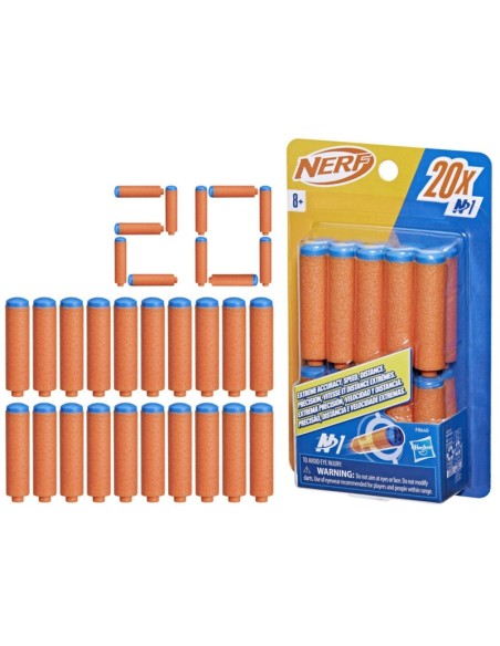 DARDOS NERF N SERIES 20 UNIDADES