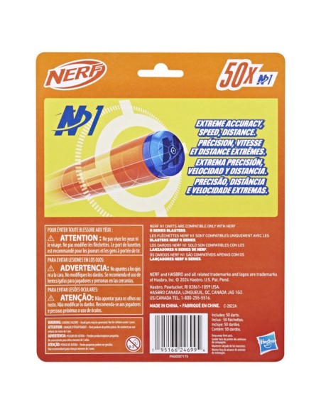 DARDOS NERF N SERIES 50 UNIDADES