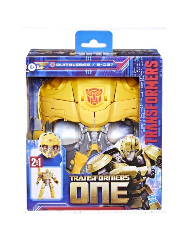 FIGURA DE ACCIÓN Y MÁSCARA TRANSFORMERS ONE BUMBLEBEE B-127