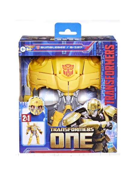 FIGURA DE ACCIÓN Y MÁSCARA TRANSFORMERS ONE BUMBLEBEE B-127