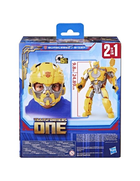 FIGURA DE ACCIÓN Y MÁSCARA TRANSFORMERS ONE BUMBLEBEE B-127
