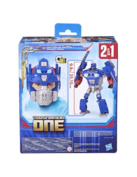FIGURA DE ACCIÓN Y MÁSCARA TRANSFORMERS ONE OPTIMUS PRIME (ORION PAX)