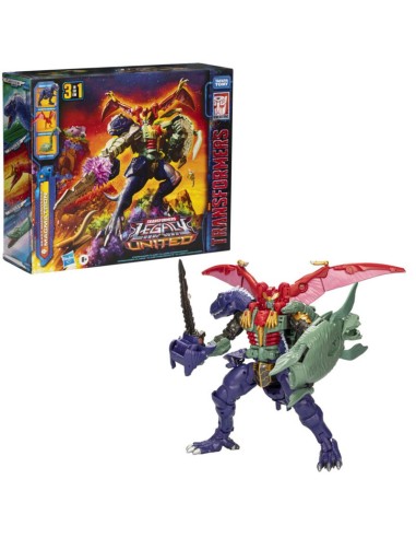 FIGURA DE ACCIÓN TRANSFORMERS LEGACY UNITED COMMANDER BEAST WARS UNIVERSE MAGMATRON