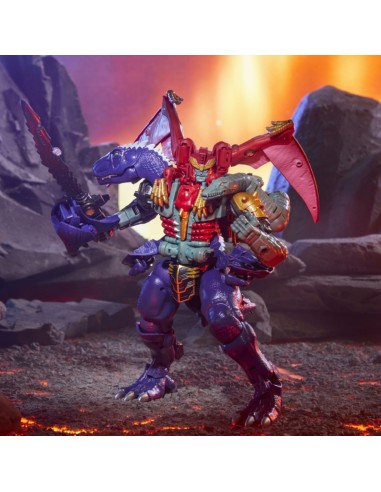 FIGURA DE ACCIÓN TRANSFORMERS LEGACY UNITED COMMANDER BEAST WARS UNIVERSE MAGMATRON