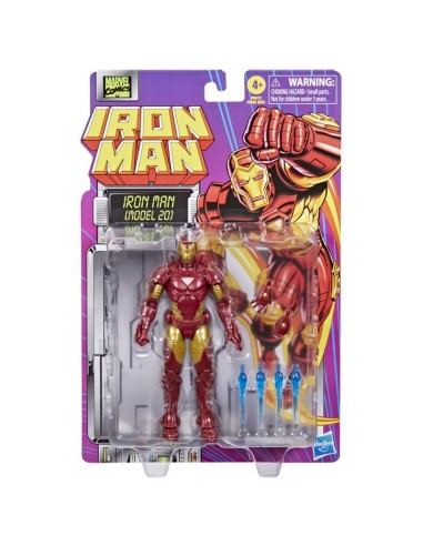 FIGURA DE ACCIÓN MARVEL LEGENDS SERIES IRON MAN (MODEL 20)