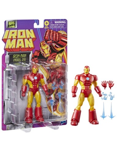 FIGURA DE ACCIÓN MARVEL LEGENDS SERIES IRON MAN (MODEL 09)