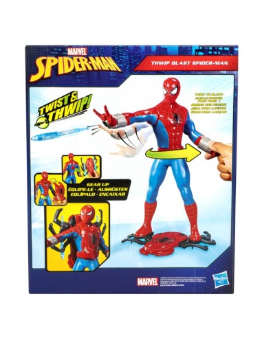 FIGURA DE ACCIÓN SPIDERMAN THWIP BLAST SPIDER-MAN