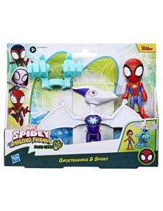 FIGURA DE ACCIÓN SPIDEY & HIS AMAZING FRIENDS DINO-WEBS GHOSTASAURUS & SPIDEY 2