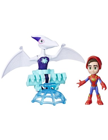 FIGURA DE ACCIÓN SPIDEY & HIS AMAZING FRIENDS DINO-WEBS GHOSTASAURUS & SPIDEY