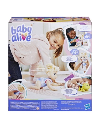 MUÑECA BABY ALIVE GATEA Y JUEGA HARPER HUGS