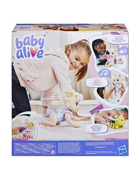 MUÑECA BABY ALIVE GATEA Y JUEGA HARPER HUGS