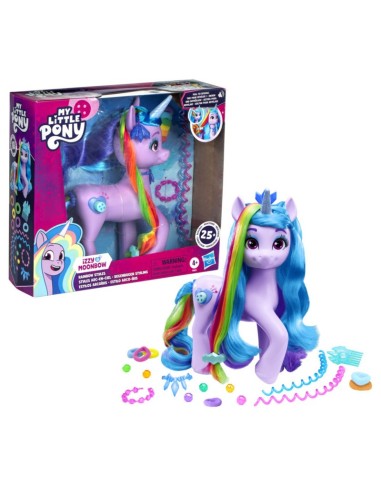 MUÑECA MY LITTLE PONY ESTILOS ARCOÍRIS IZZY MOONBOW