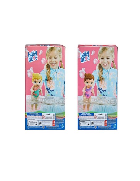 MUÑECA BABY ALIVE BEBE CHAPOTEOS Y ABRAZOS SURTIDO