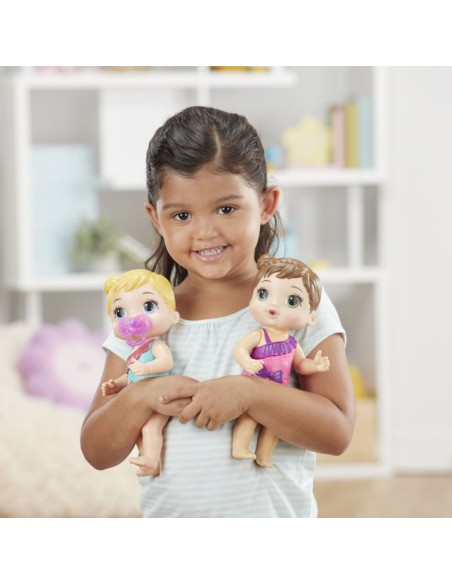 MUÑECA BABY ALIVE BEBE CHAPOTEOS Y ABRAZOS SURTIDO