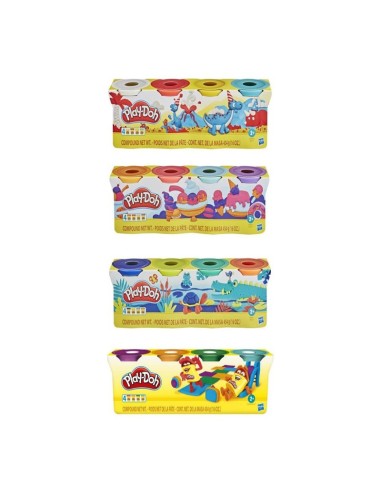 MASA PLAY DOH PACK 4 UNID SURTIDO