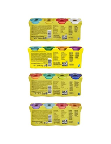 MASA PLAY DOH PACK 4 UNID SURTIDO