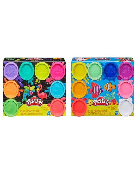 MASA PLAY DOH PACK 8 UNID SURTIDO
