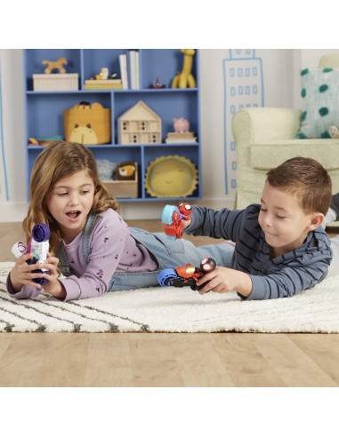 FIGURA DE ACCIÓN SPIDEY & HIS AMAZING FRIENDS HÉROE Y MOTOCICLETA SURTIDO