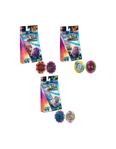 TROMPO BEYBLADE BURST QUADSTRIKE PACK DOBLE SURTIDO