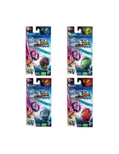 TROMPO BEYBLADE BURST QUADSTRIKE KIT INICIAL SURTIDO