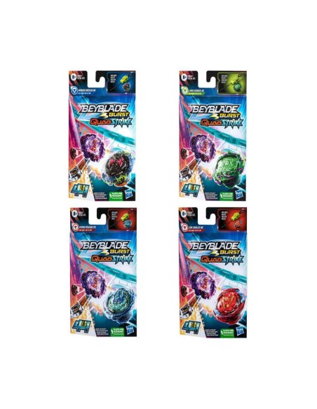 TROMPO BEYBLADE BURST QUADSTRIKE KIT INICIAL SURTIDO
